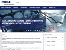 Tablet Screenshot of mahle-aftermarket.com